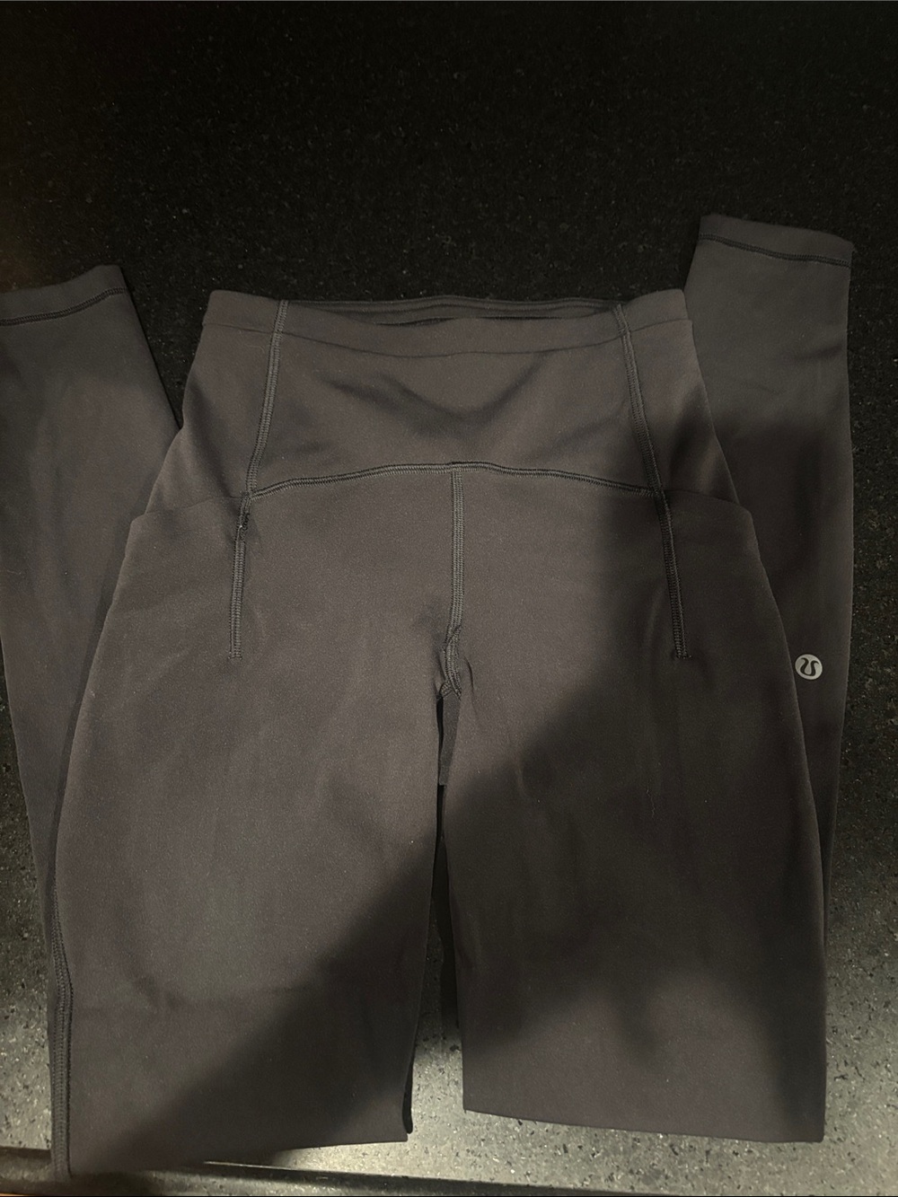 Lululemon Black High-Waist fast and free Leggings